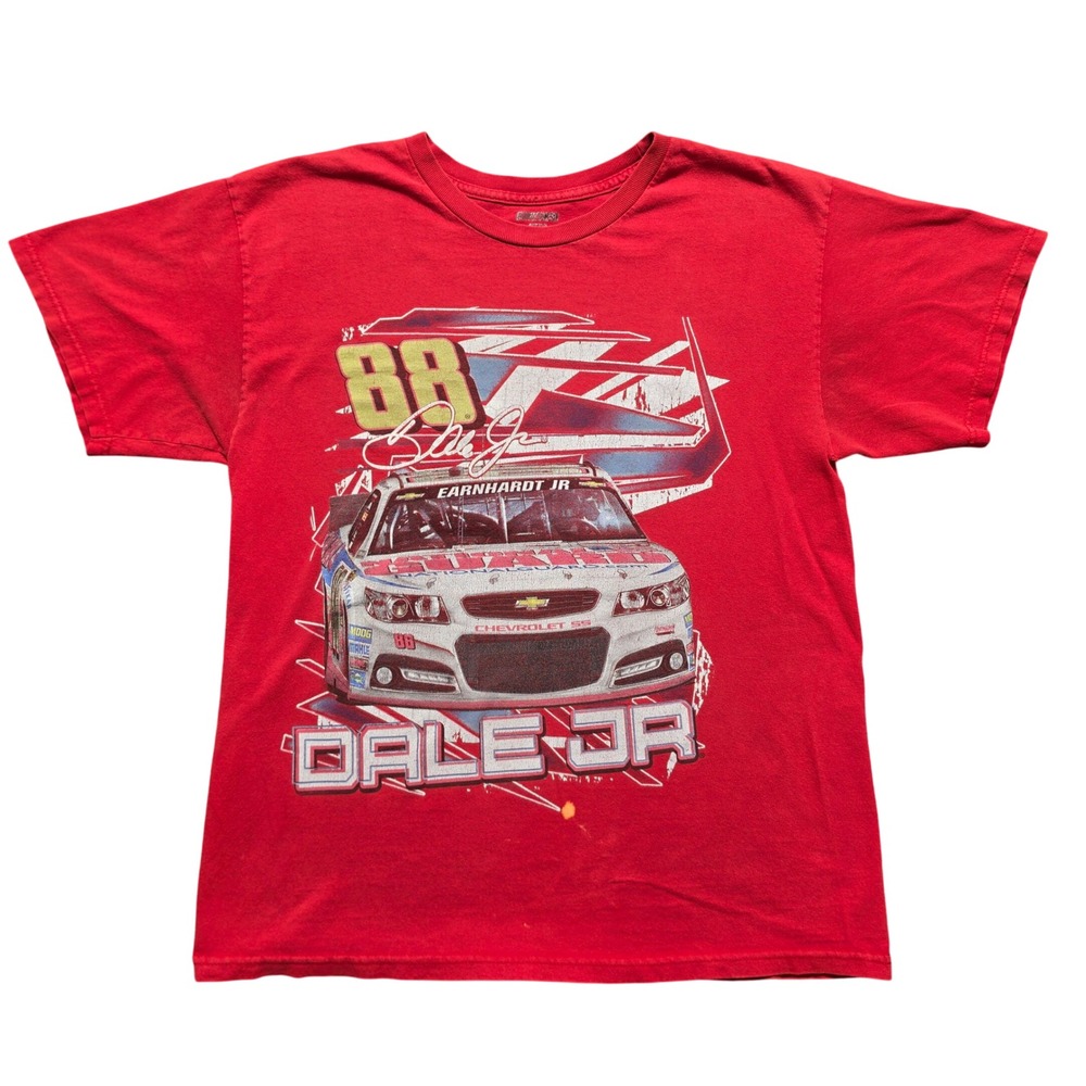 Vintage Grunge Chevrolet Racing Tee Mens S Red NASCAR Dale Earnhardt Jr 88